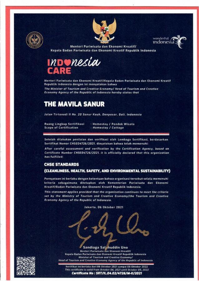 The Mavila Sanur Kültér fotó